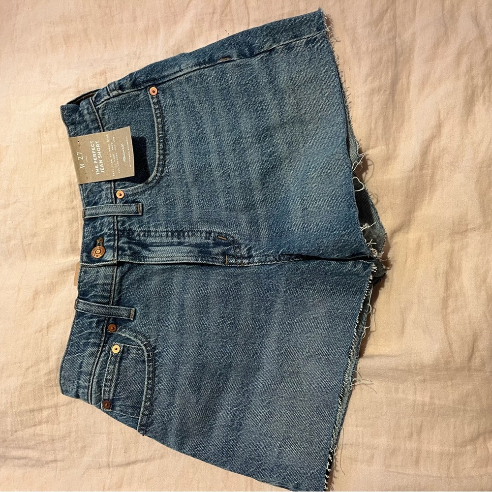 Madewell Blue Denim Shorts